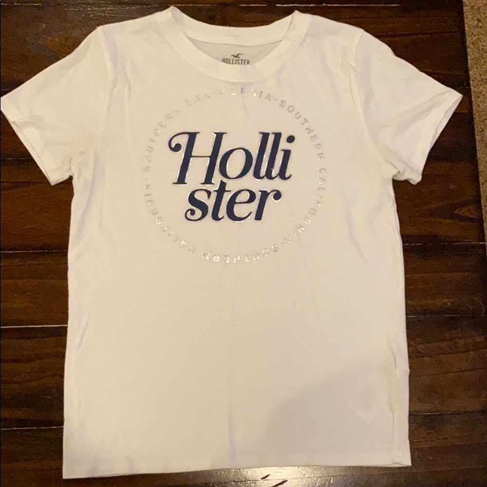 Hollister Short Sleeve Logo Shirt Slim Tee